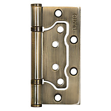 Петли (бабочка) без врезки 200-2B 100x2,5 AB бронза