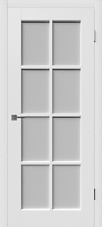 Дверь 20ДО0 Порта WC Polar (белый) бел. сатинат 60