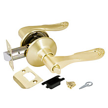 Ручка защелка (рычаг) золото мат. 6030 SВ-B (фик.) 