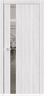 Evo 1 ДО (зеркало графит) Клен Айс 900*2000