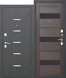 Дверь метал. 7,5 Гарда муар темный кипарис Царга 960 R 