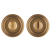 Накладка для задвижки (круглая ручка поворотная) ВК6 МL CF-17 кофе (ликвидация)