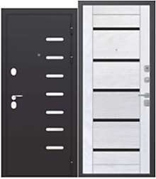 Дверь метал. 7,5 Гарда Серебро Астана милки Царга 860 R