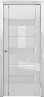 Полотно остекленное Глянец белый Прага GL 700 стекло мателюкс