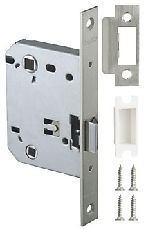 Ручка защелка (рыч.) черный 6010 BL-Е (кл./фик.)