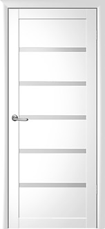 Полотно Vinyl Вена белый, стекло мателюкс 700