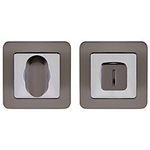 Накладка для задвижки (квадратная ручка поворотная) BK6 QL GR/CP-23 графит/хром