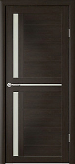 Полотно остекленное Эко-шпон Кельн темный кипарис стекло мателюкс 700