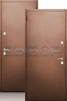 Дверь метал. "Новосел Сталь", антик медь 860 L