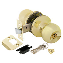 Ручка защелка (шар) золото 6072 РВ-Е (кл./фик.)