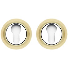 Накладка под цилиндр (круглая) R ET GP/CP золото+хром 